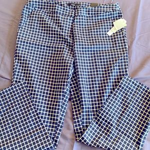 Sold…Navy and white trousers